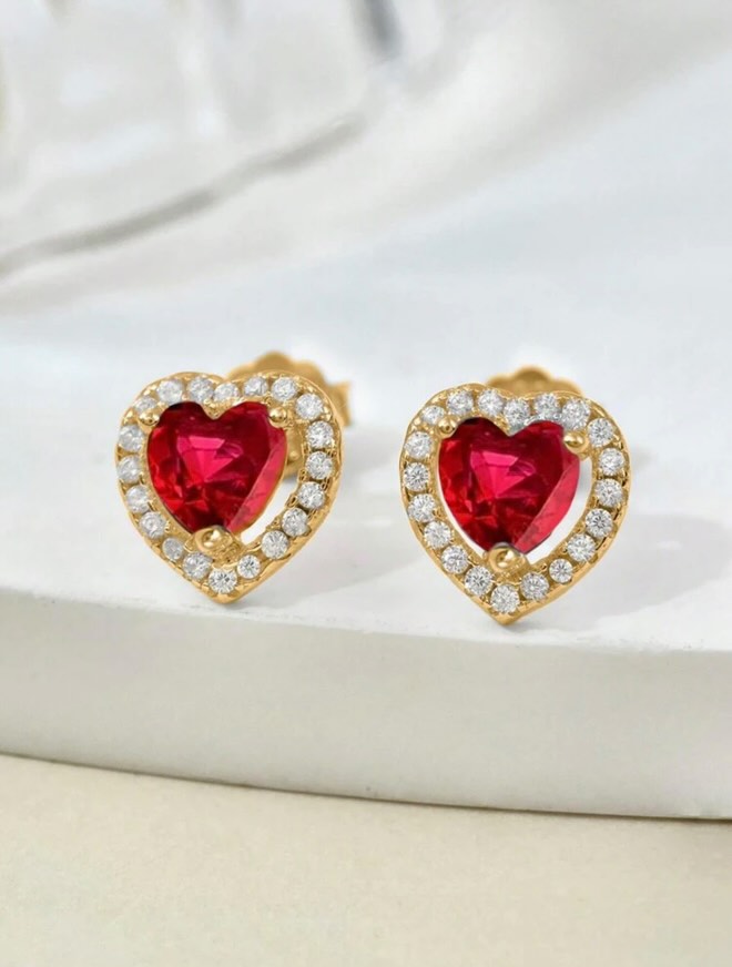 Pure Silver 925 plated gold Necklace, Pair Of Pure Silver Earrings And Pure Silver Ring Jewelry Set, Featuring An Anti-Allergenic.