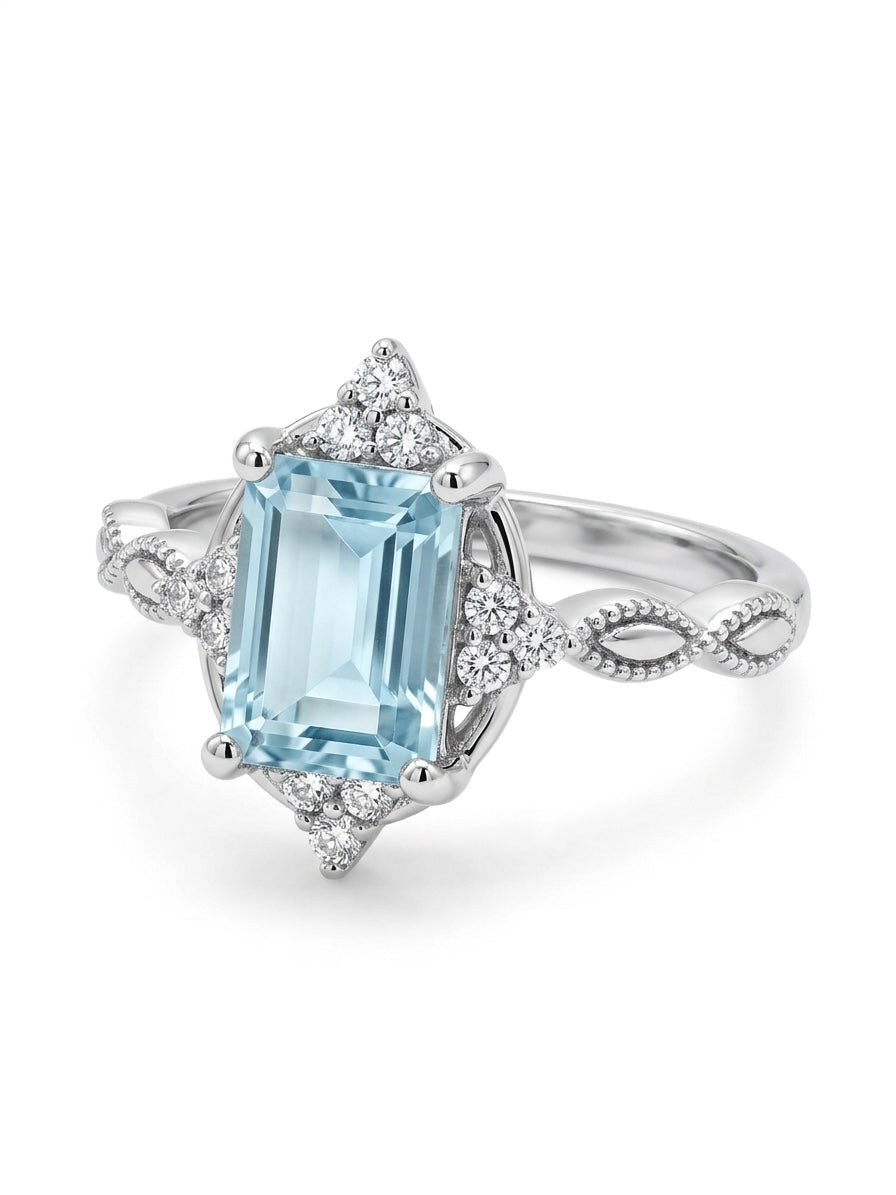 True Blue Vow Engagement Ring
