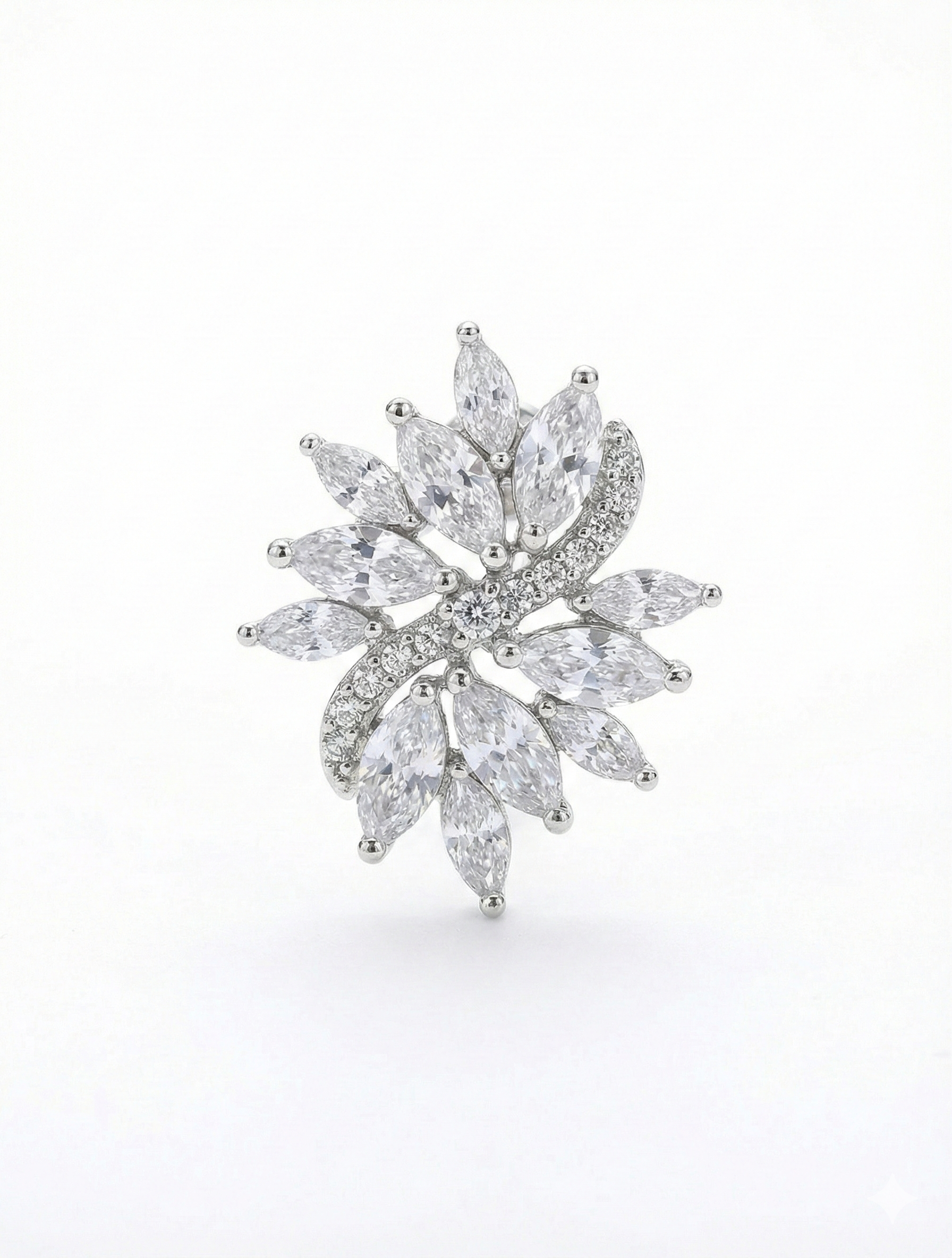 925 sterling silver Cubic Zirconia Stud Earrings